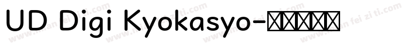 UD Digi Kyokasyo字体转换